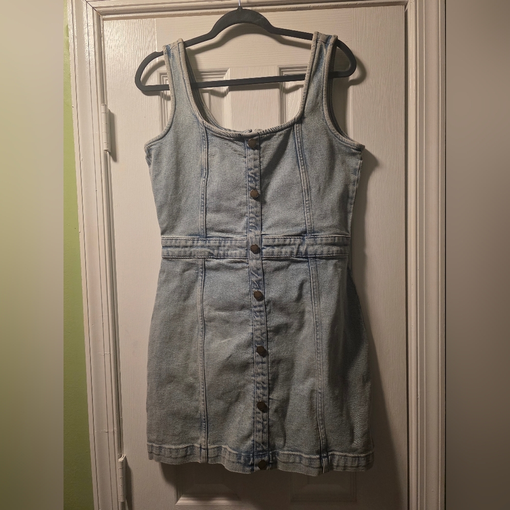 Michael Kors Brand NWOT Denim Button-Down Dress